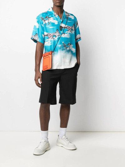 AMIRI botanical-print Hawaiian shirt outlook