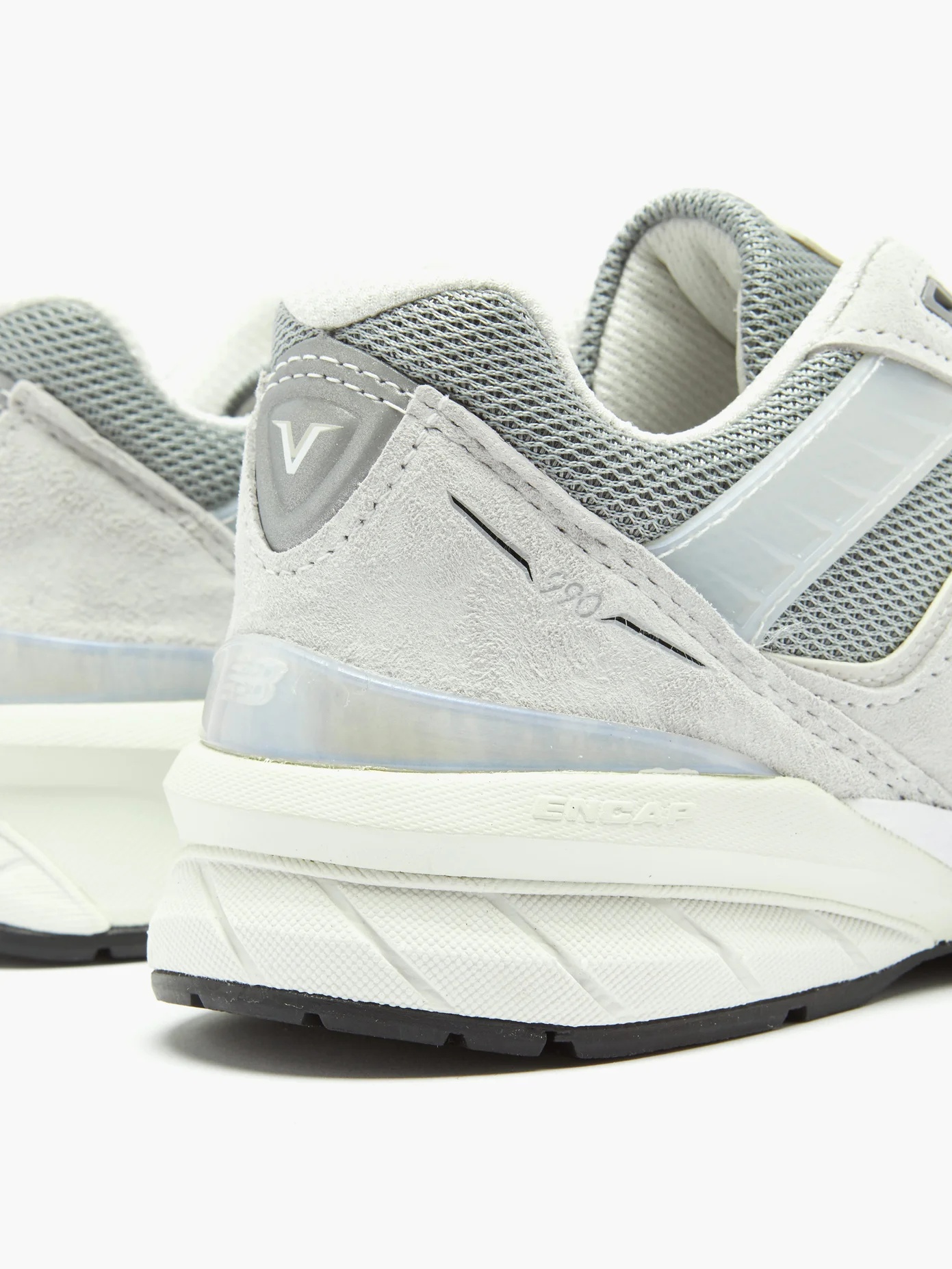 990v5 suede and mesh running trainers - 6