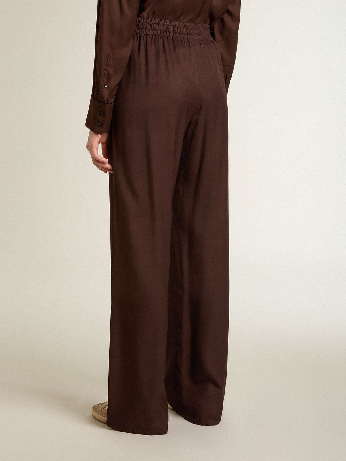 Women's brown jogging pants - 4