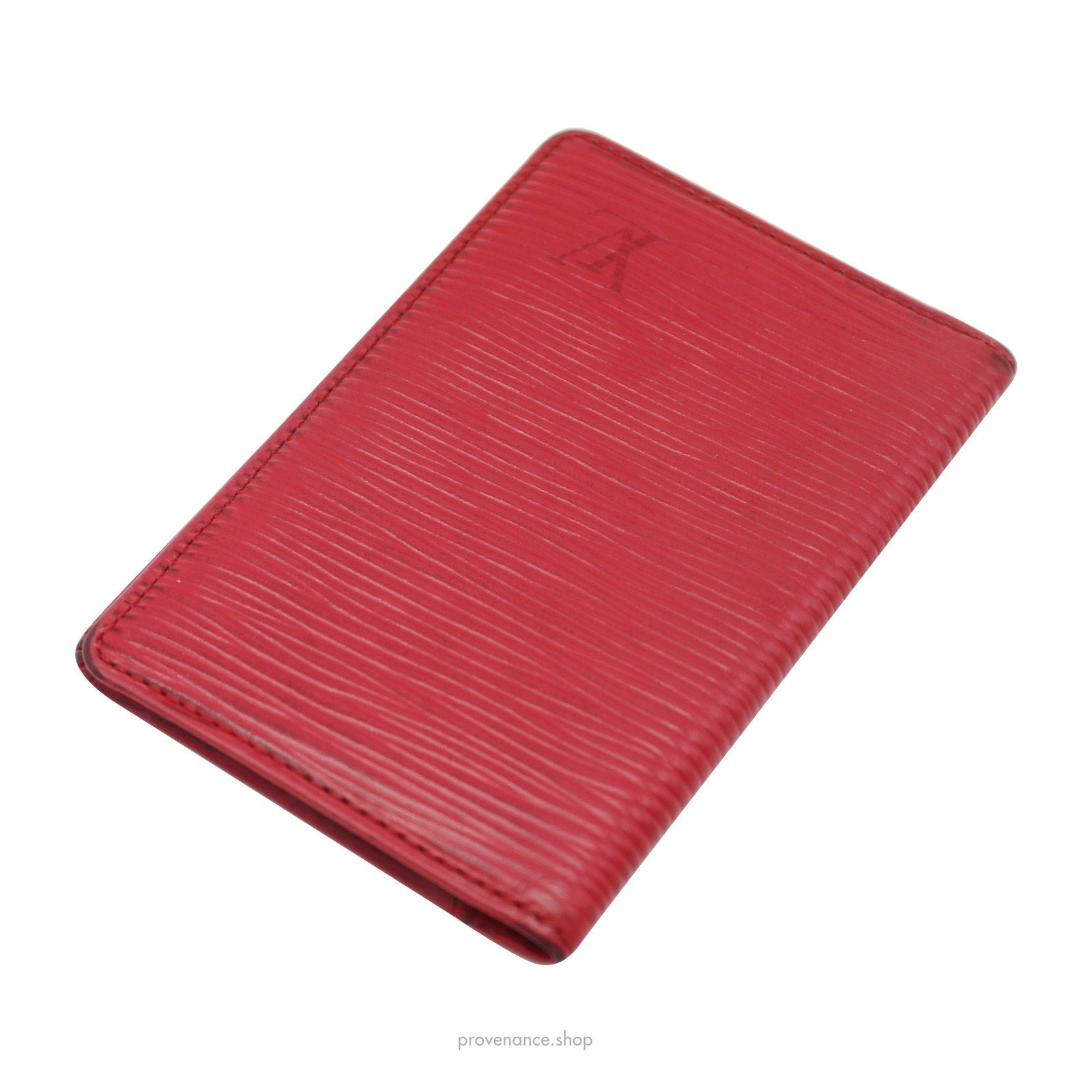 Louis Vuitton Pocket Organizer Wallet - Red Epi Leather - 4
