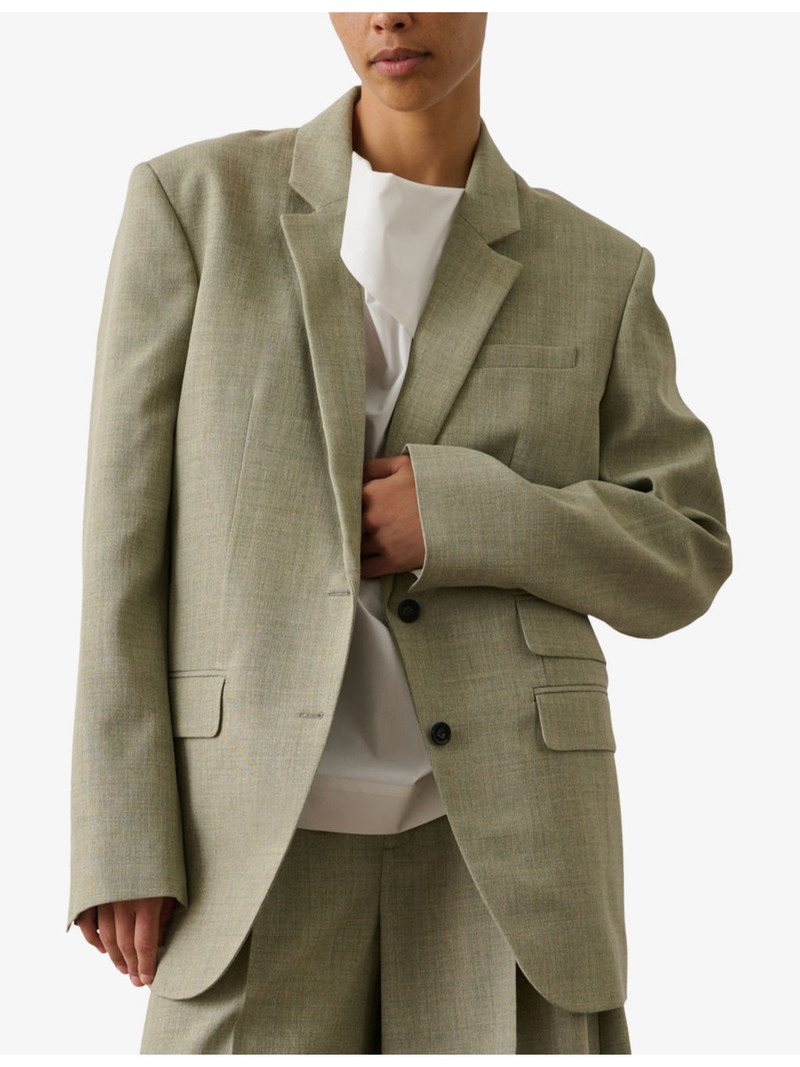 Harvest Relaxed-Fit Woven Blazer 3