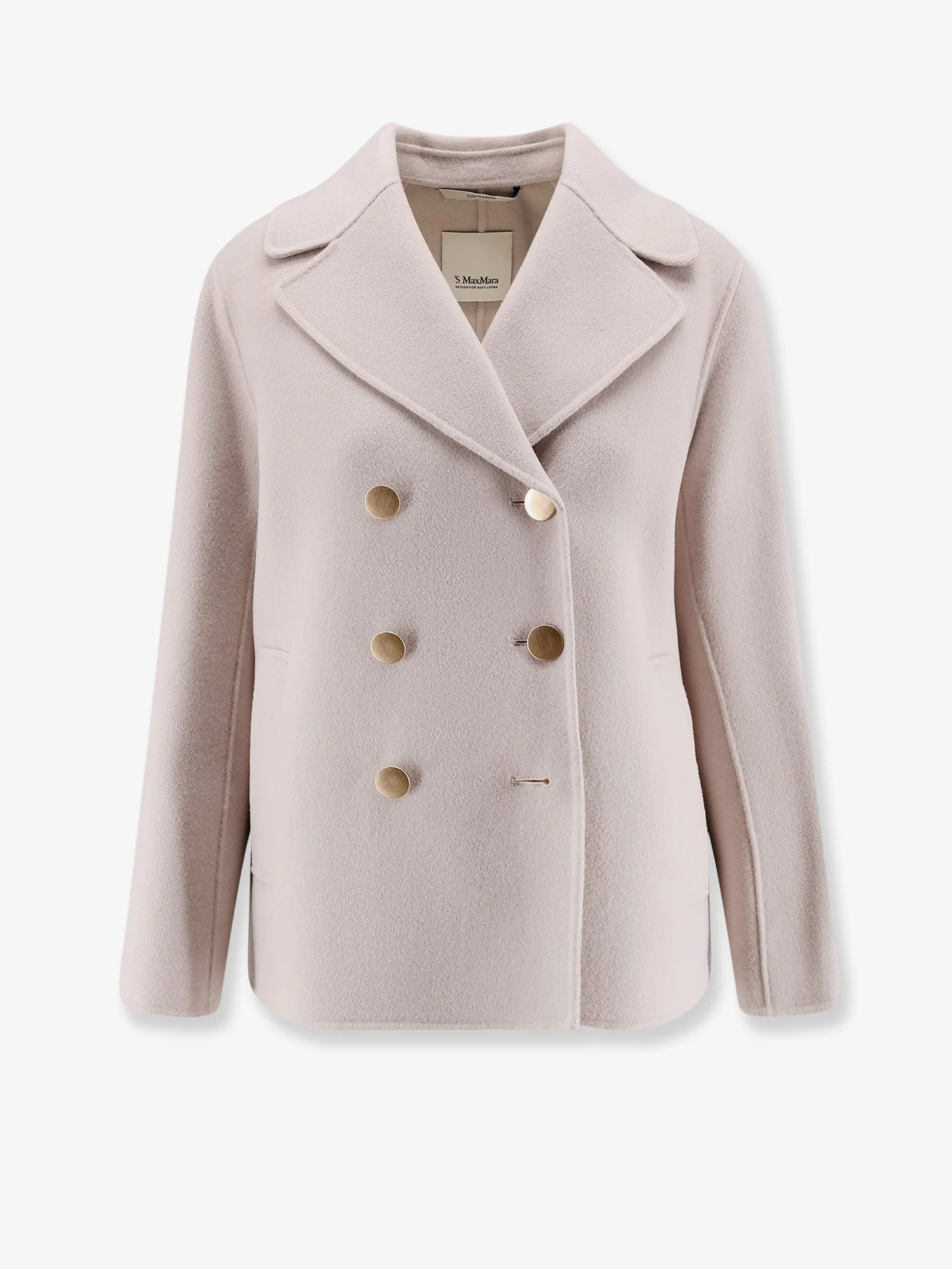'S Max Mara Smmmargot Pure Virgin Wool Peacoat - 1