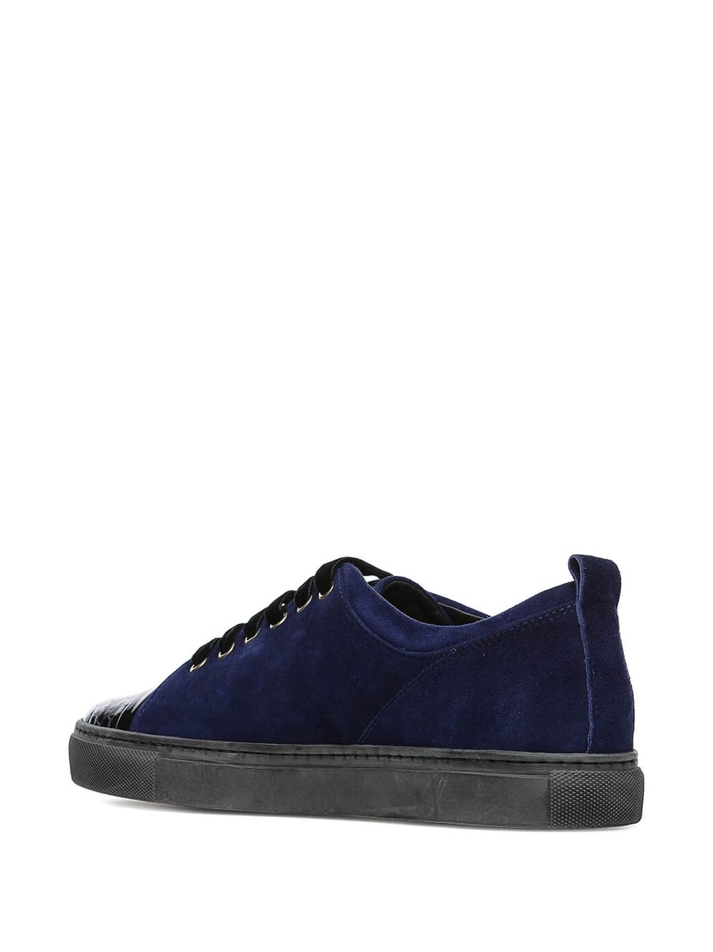 suede leather-cap trainers - 2