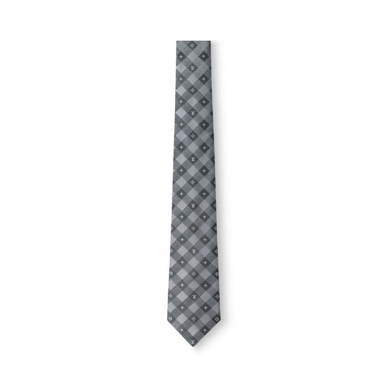 Monogram Checks Tie 1