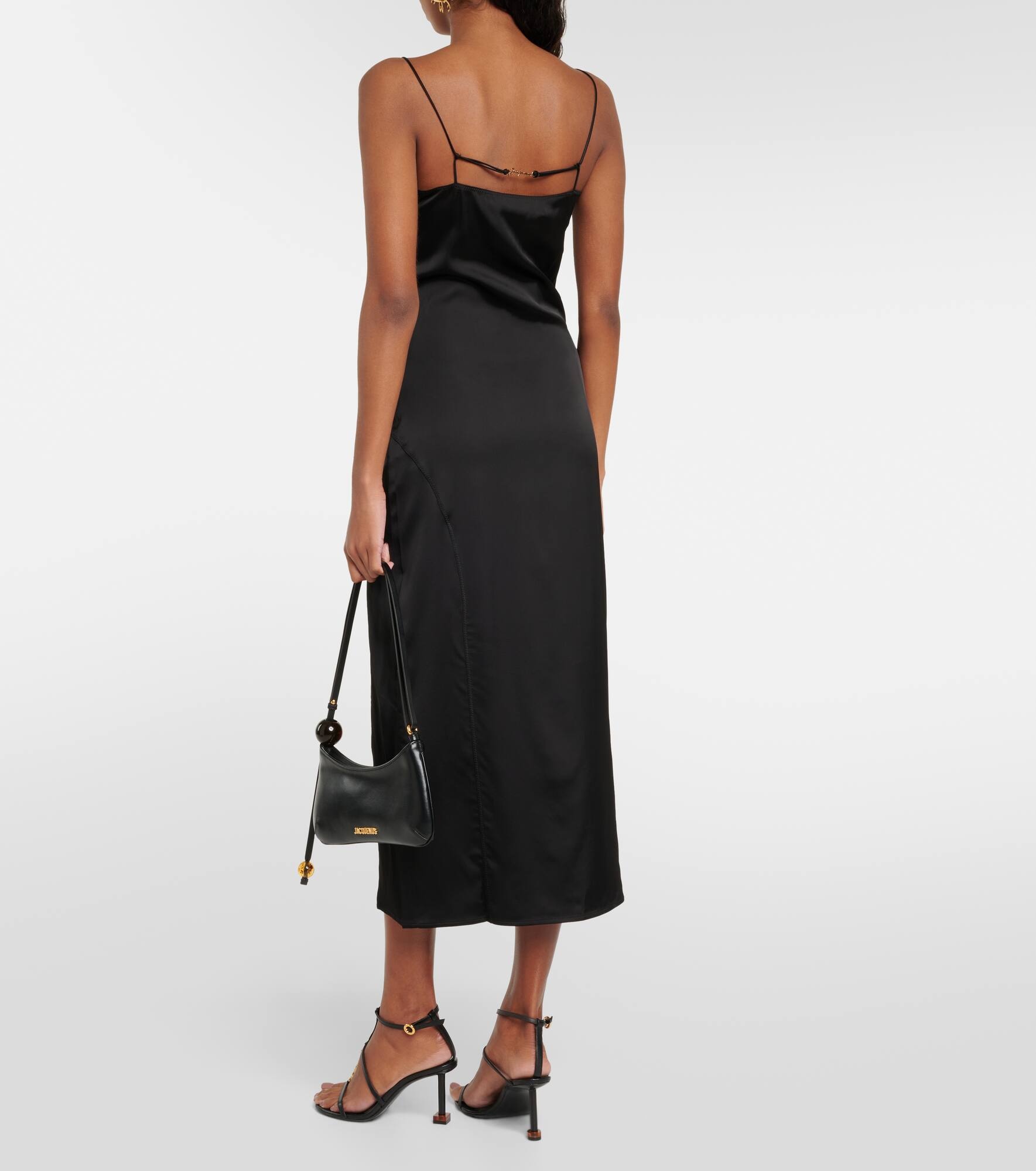 La Robe Notte satin midi dress - 3