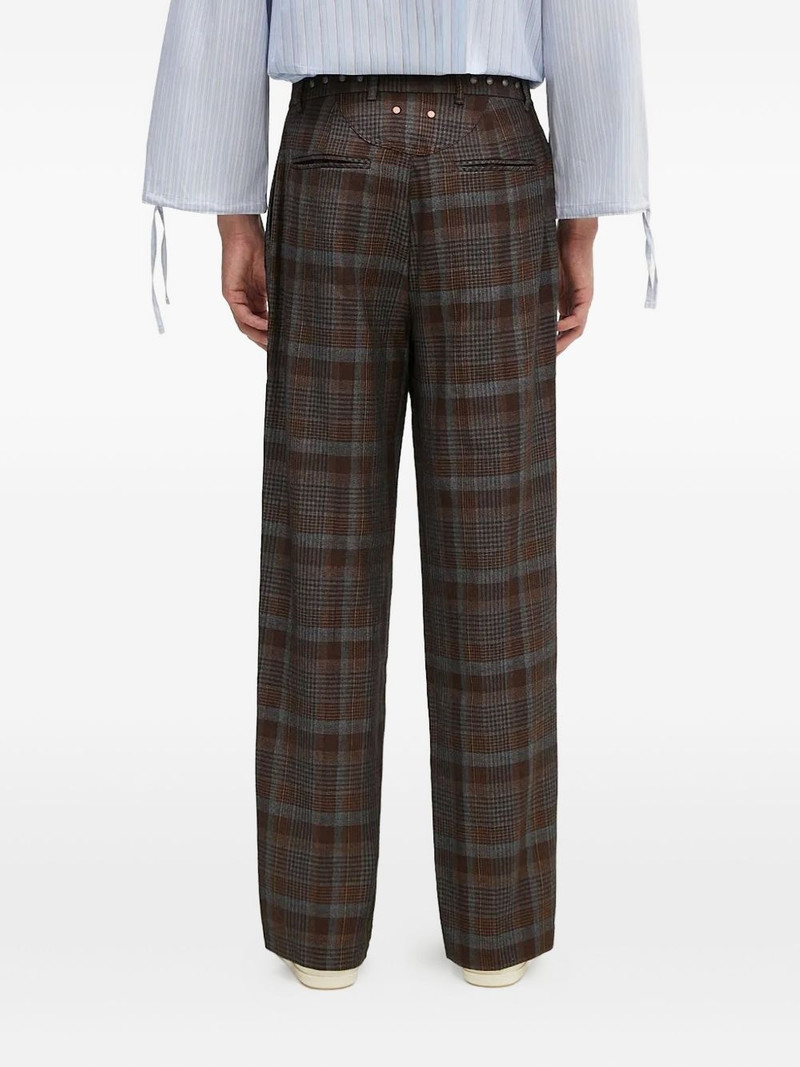 Soe check-wrap apa753m trousers 3