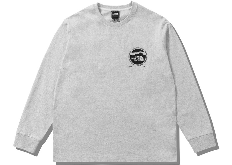 The North Face x Invincible Half Dome Graphic L/S T-shirt Grey - 1