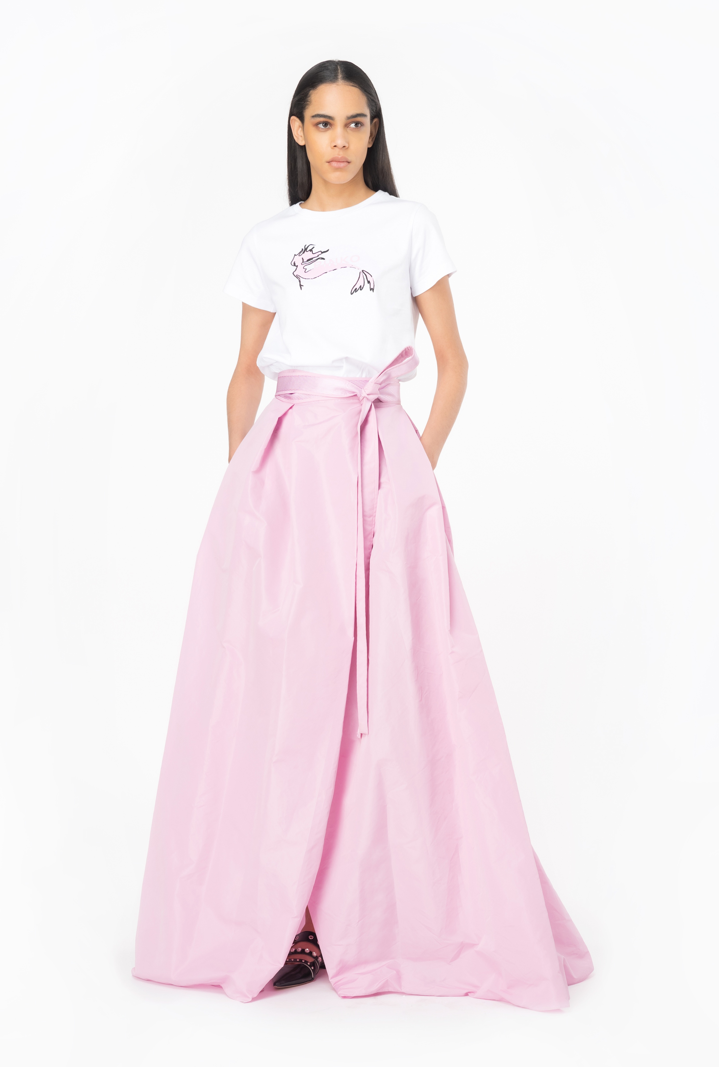 TAFFETA MAXI-SKIRT - 2