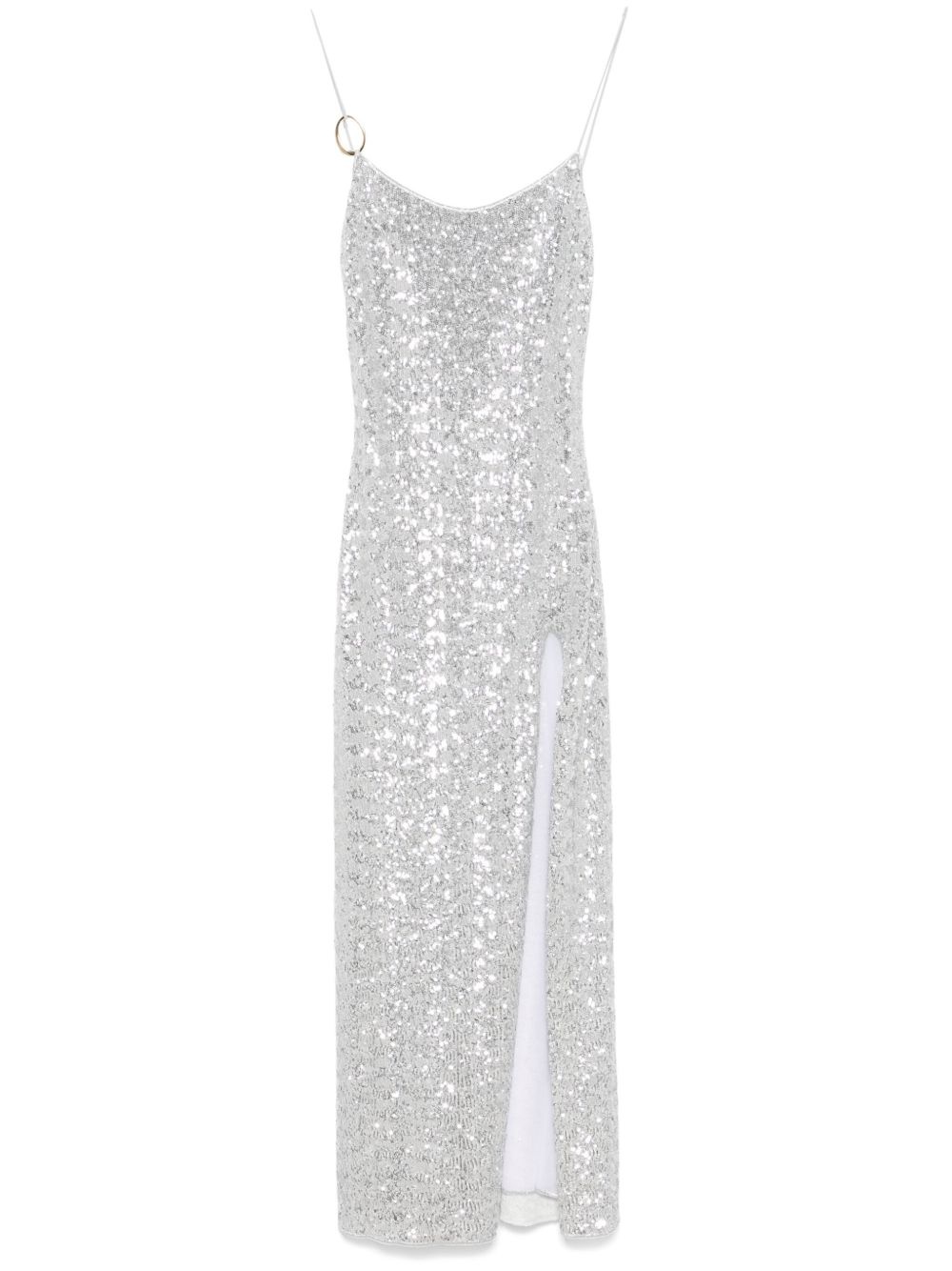 sequinned maxi dress - 1