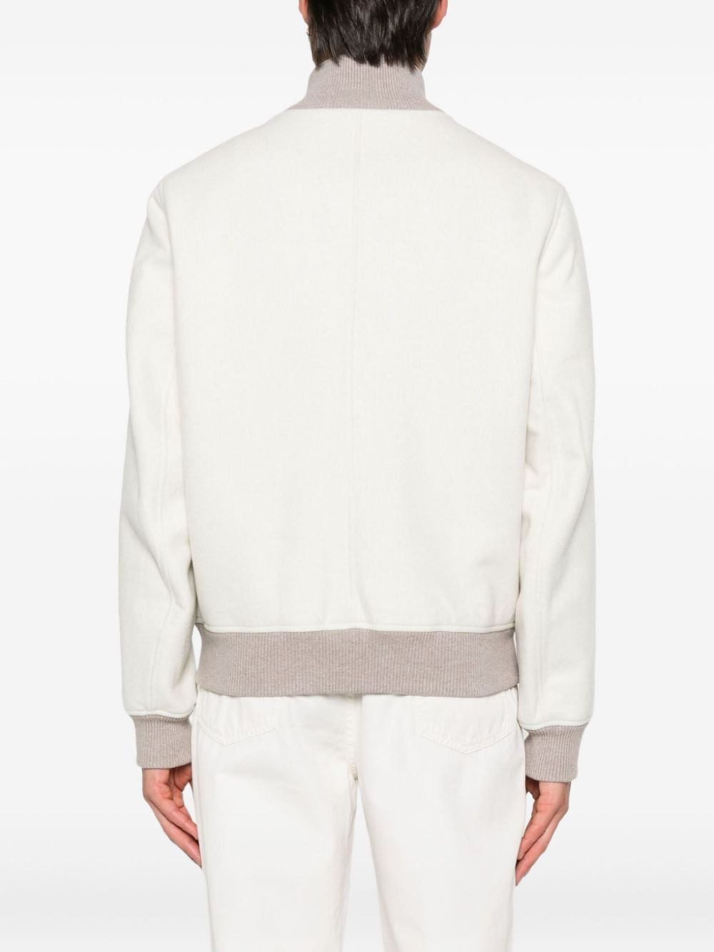 button-fastening patch-pocket jacket - 4