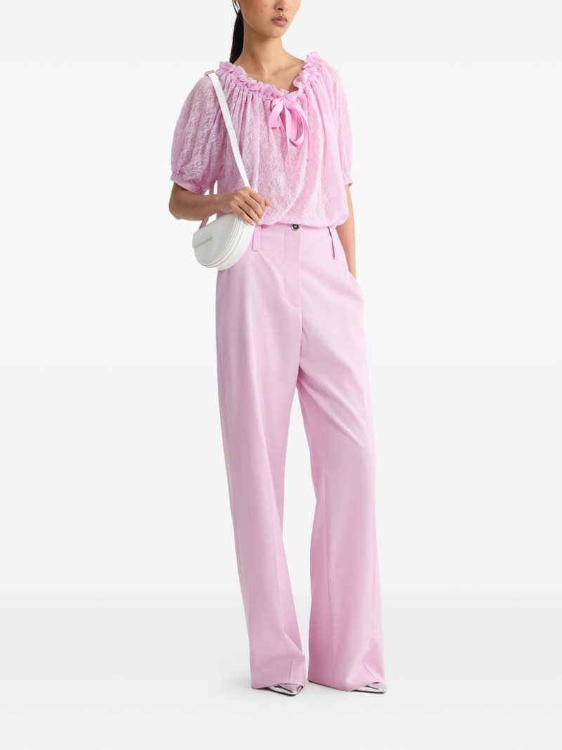 PATOU tall-waistband straight trousers outlook