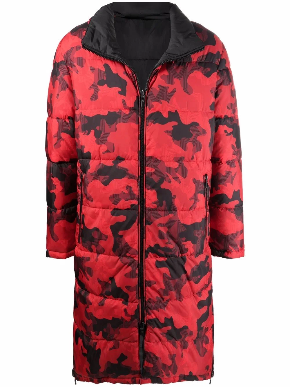 camouflage-print reversible coat - 1