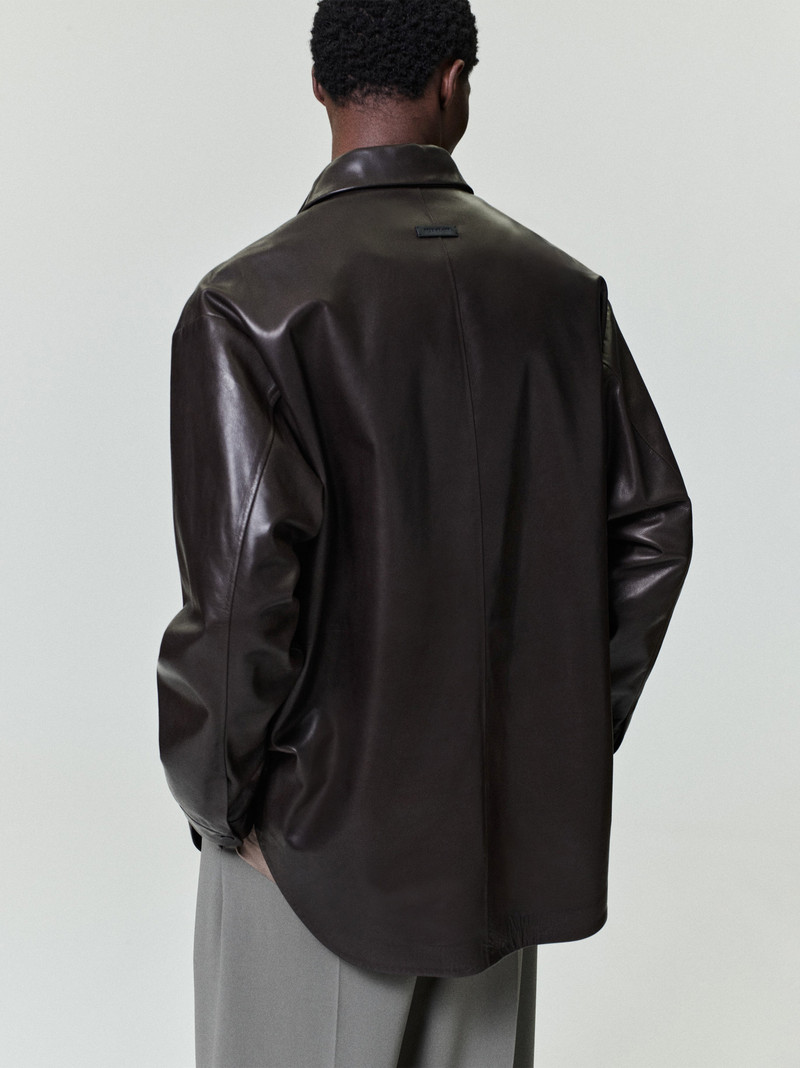 Leather Relaxed Shirt 2