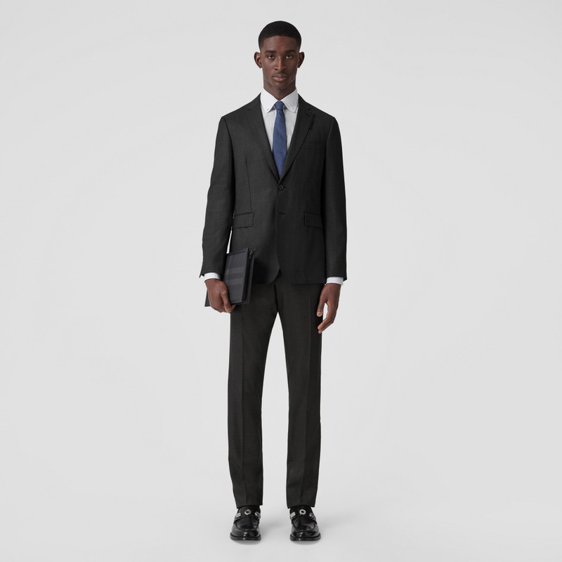 Burberry Slim Fit Wool Trousers outlook