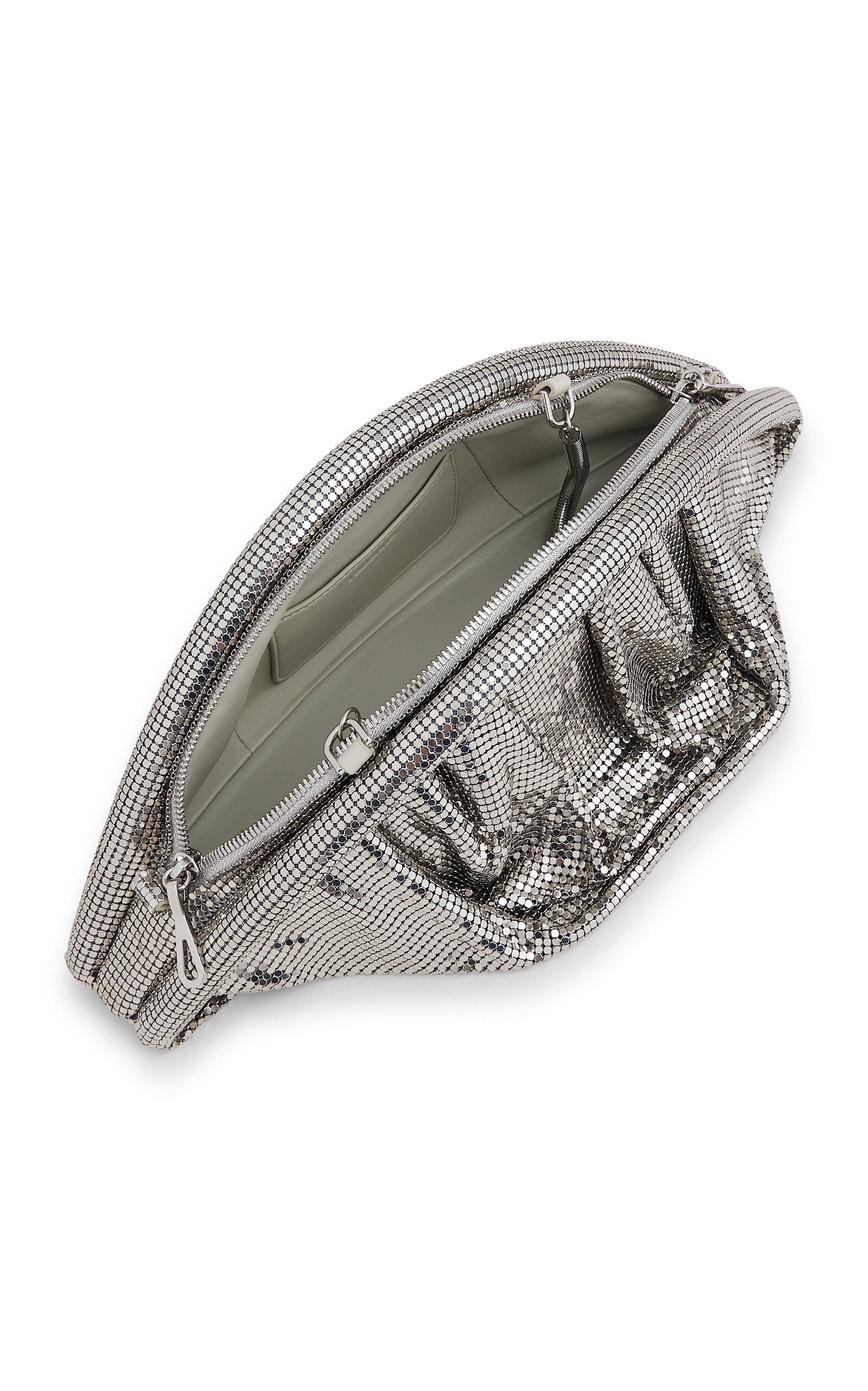 Crystal Mesh Clutch silver - 4