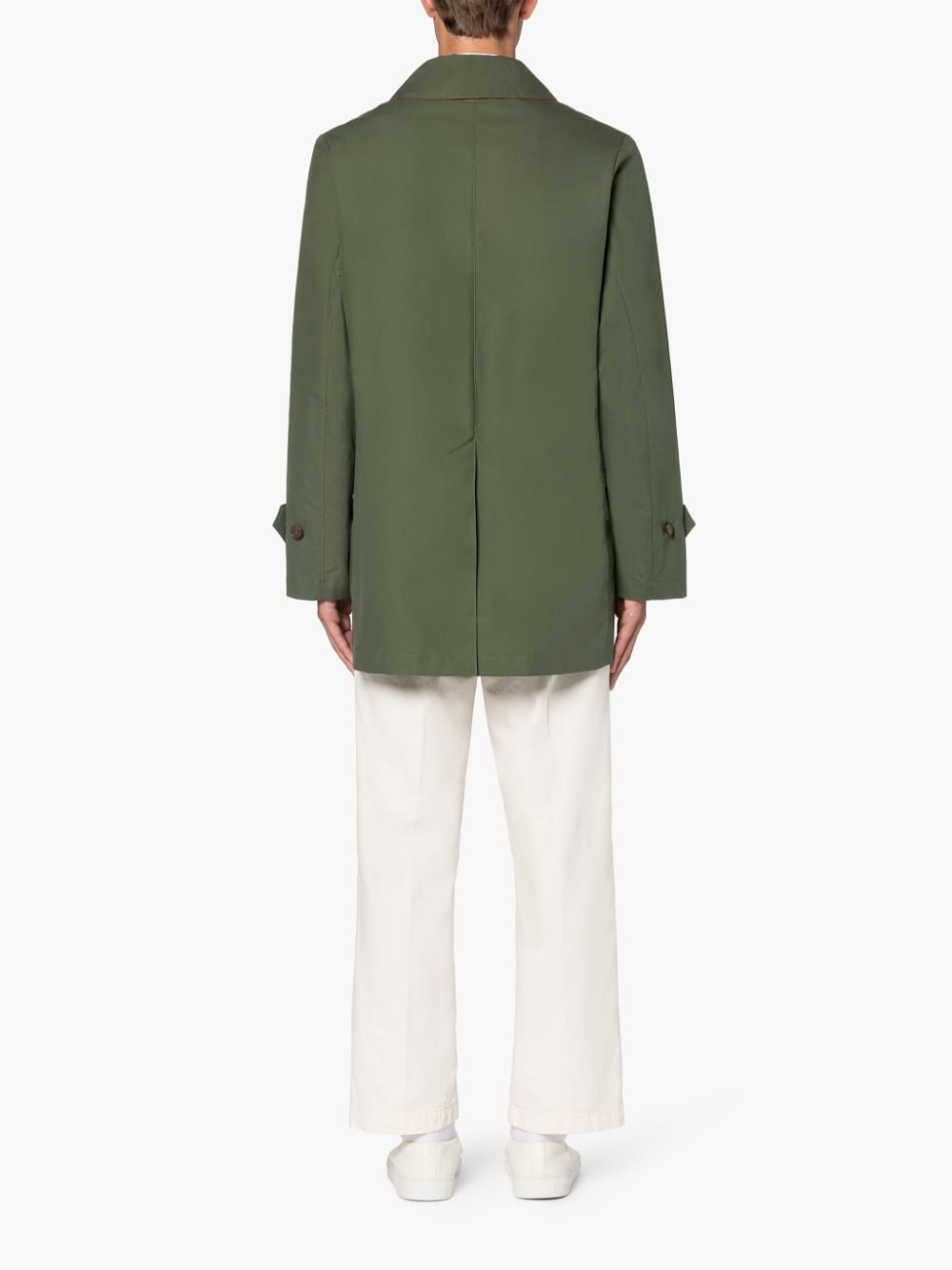 TORRENT RACING GREEN DRY WAXED COTTON RAINCOAT - 3