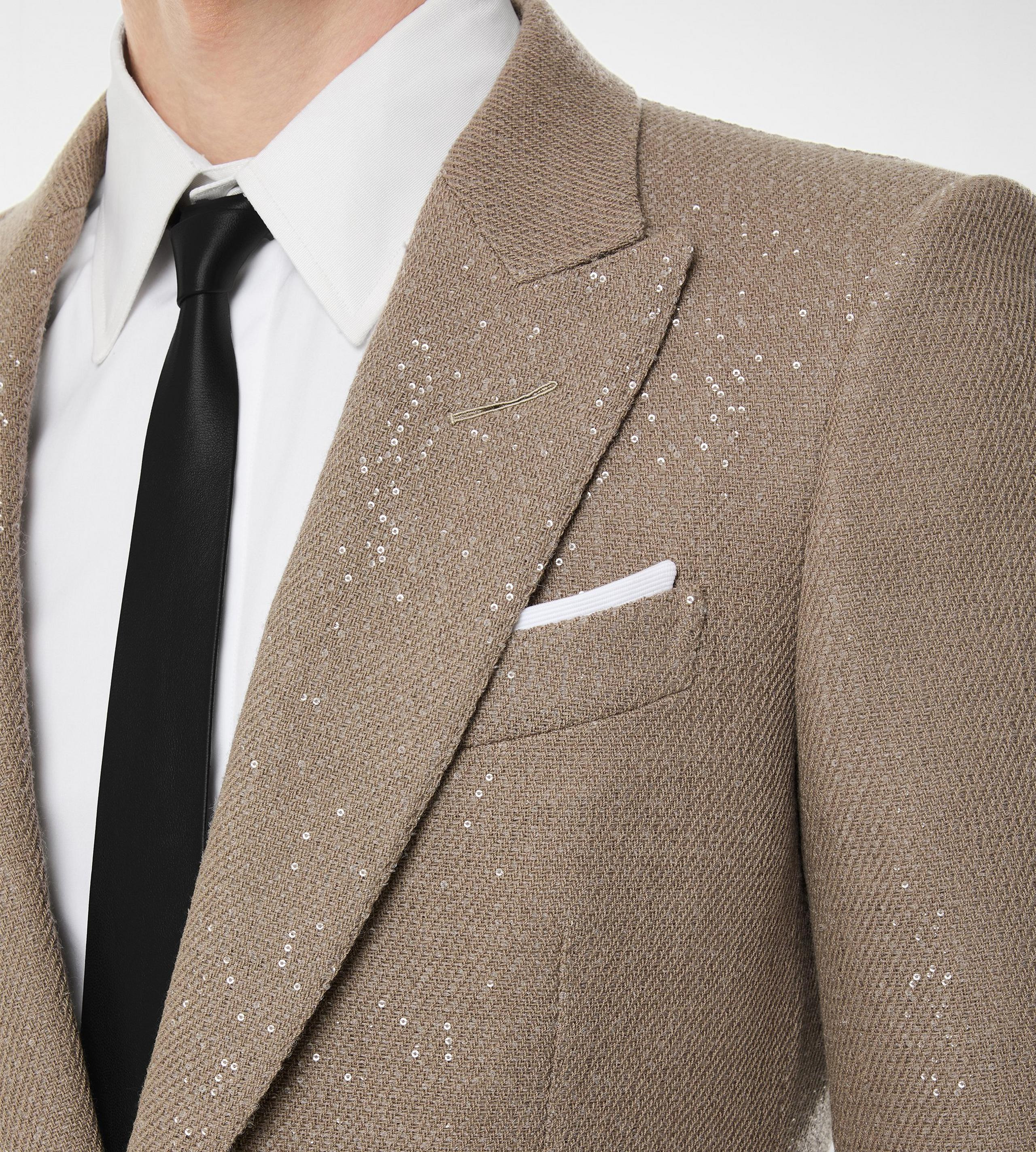 SEQUINED LIGHT BOUCLÈ JACKET - 2