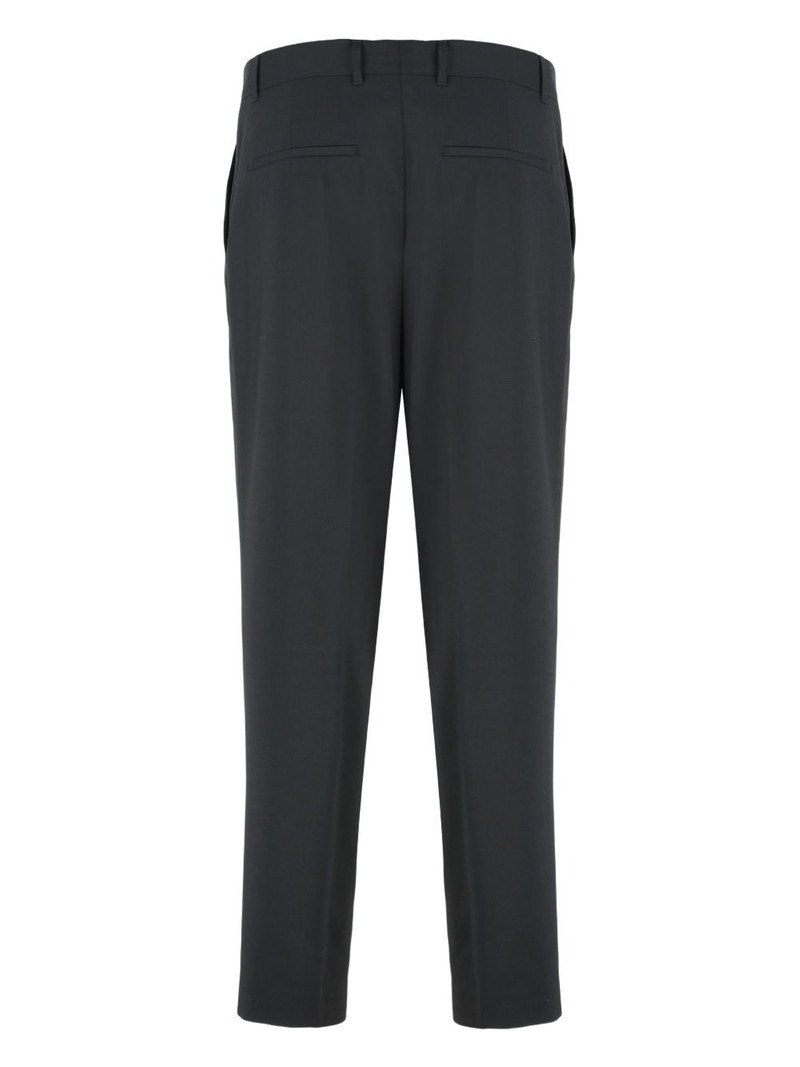 BOSS virgin-wool straight-leg trousers outlook