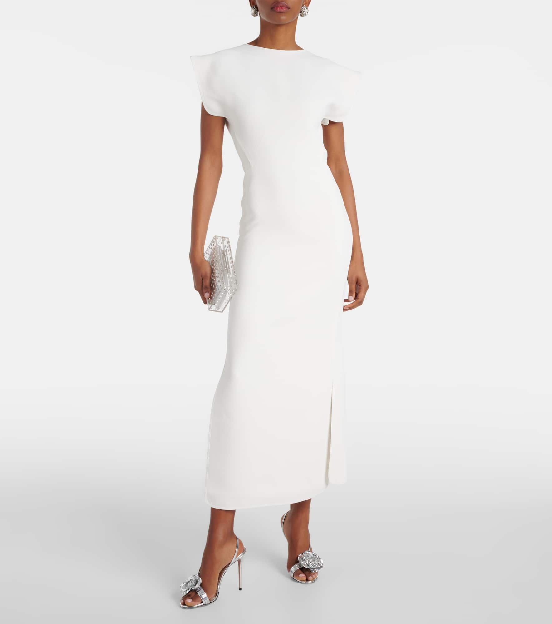 Zephyr crêpe midi dress - 2