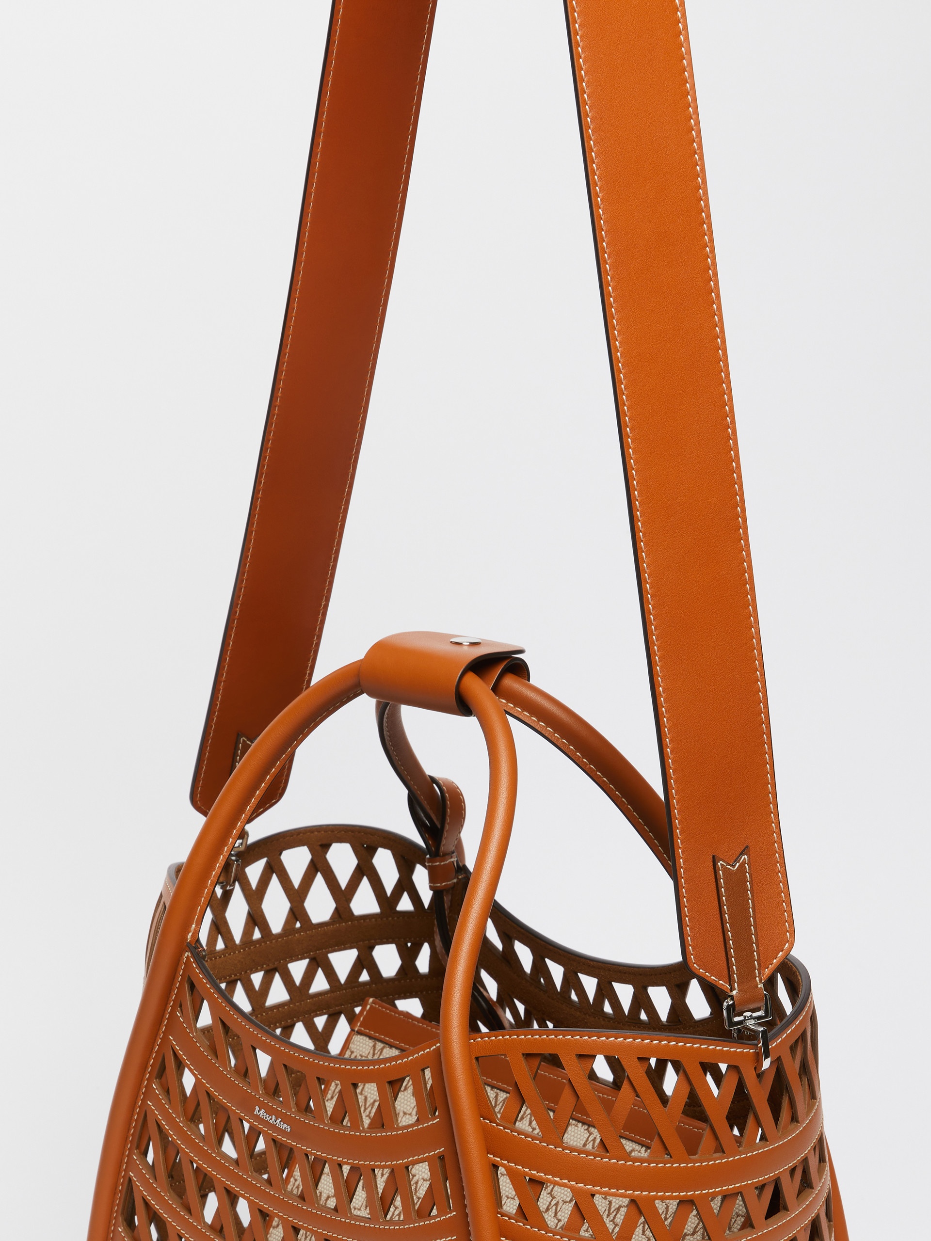 MARINESWEAVING Woven leather small Marine bag - 6