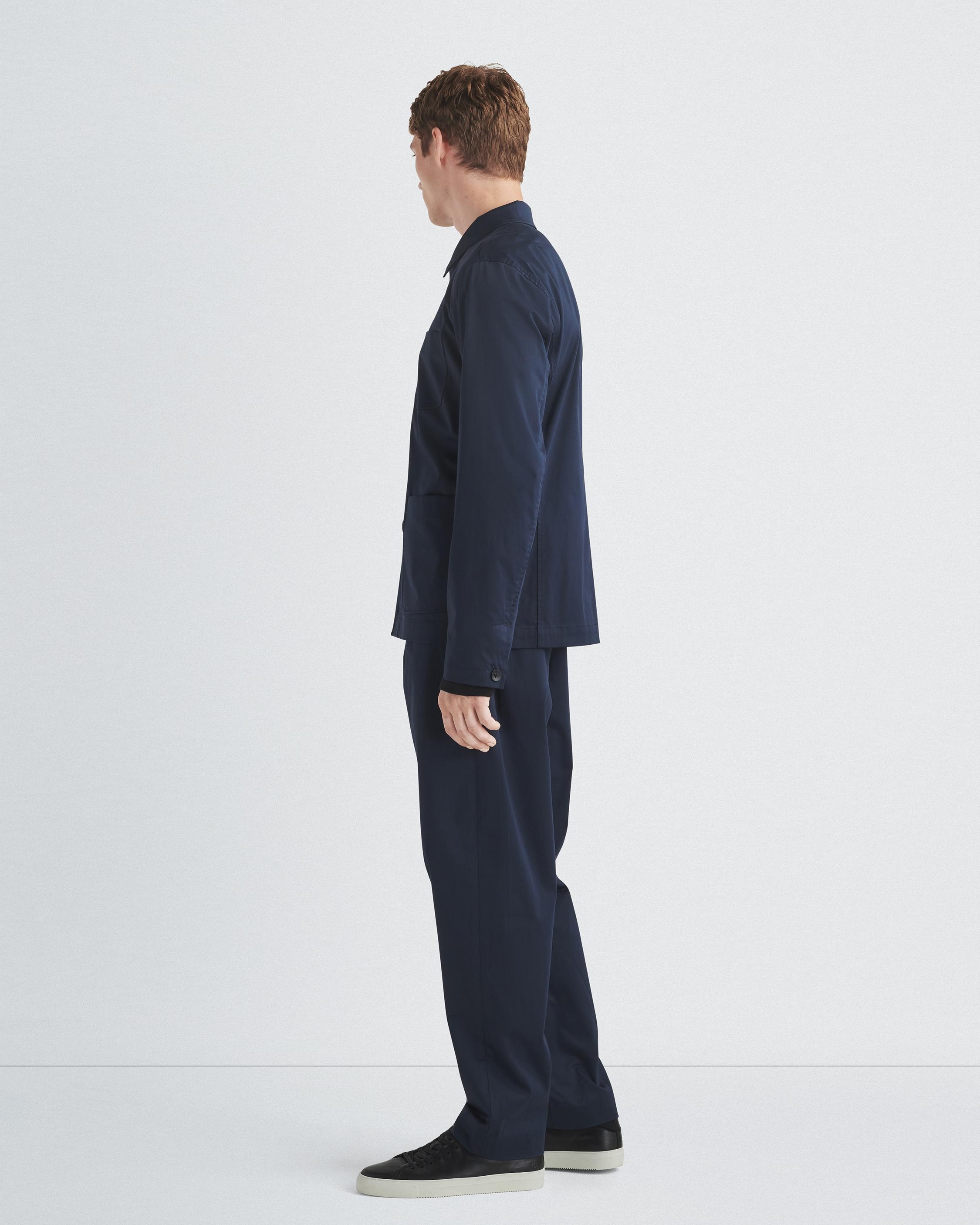 Shift Cotton Sateen Trouser
Straight Fit - 6
