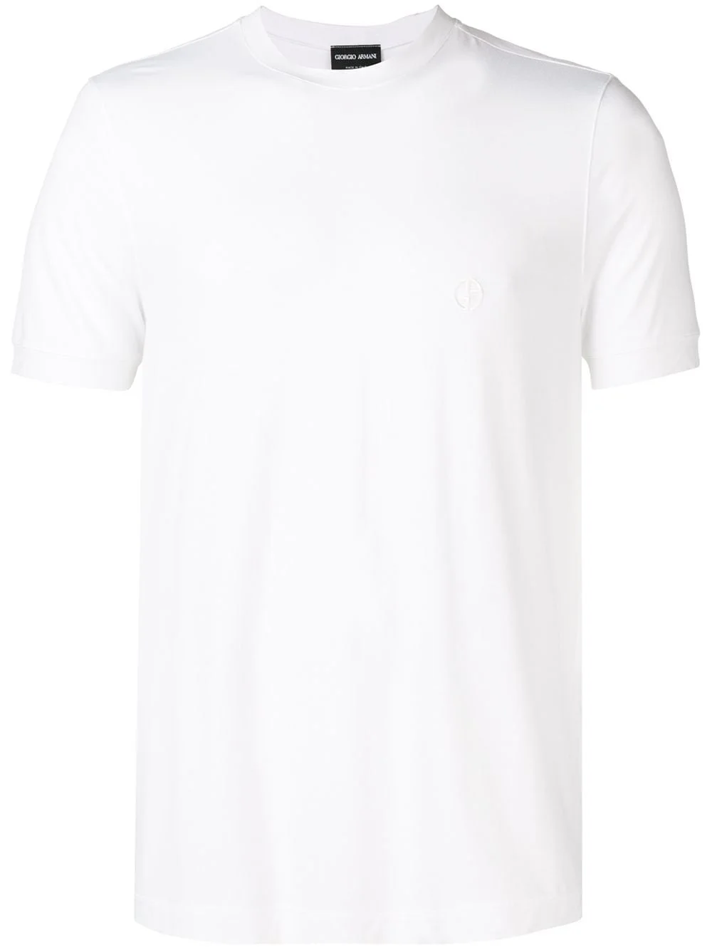 Giorgio Armani Men Stretch Viscose Jersey Crew Neck T-Shirt - 1
