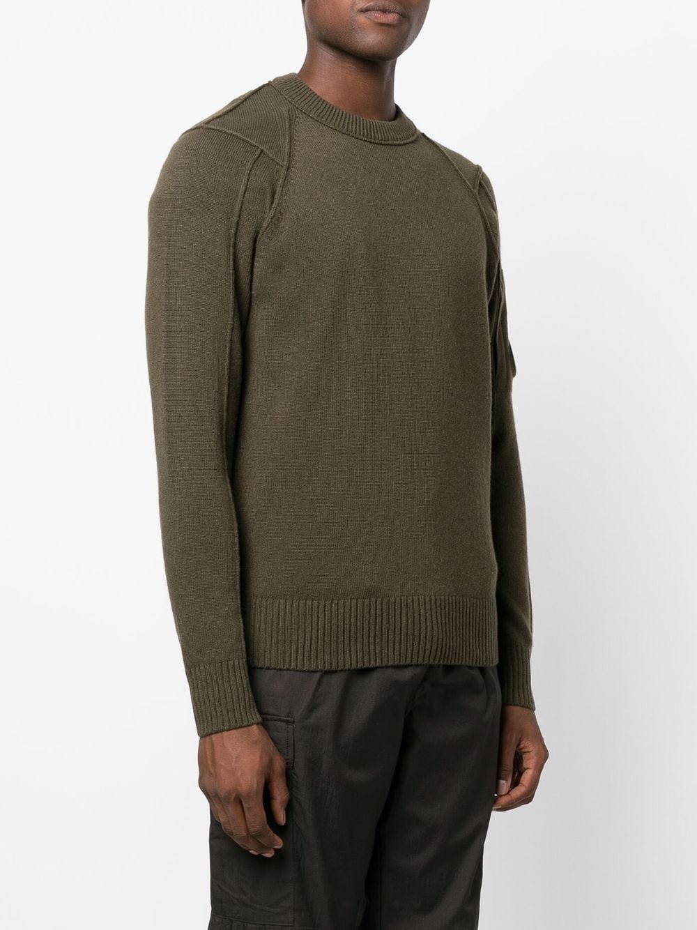 wool-blend knit jumper - 3