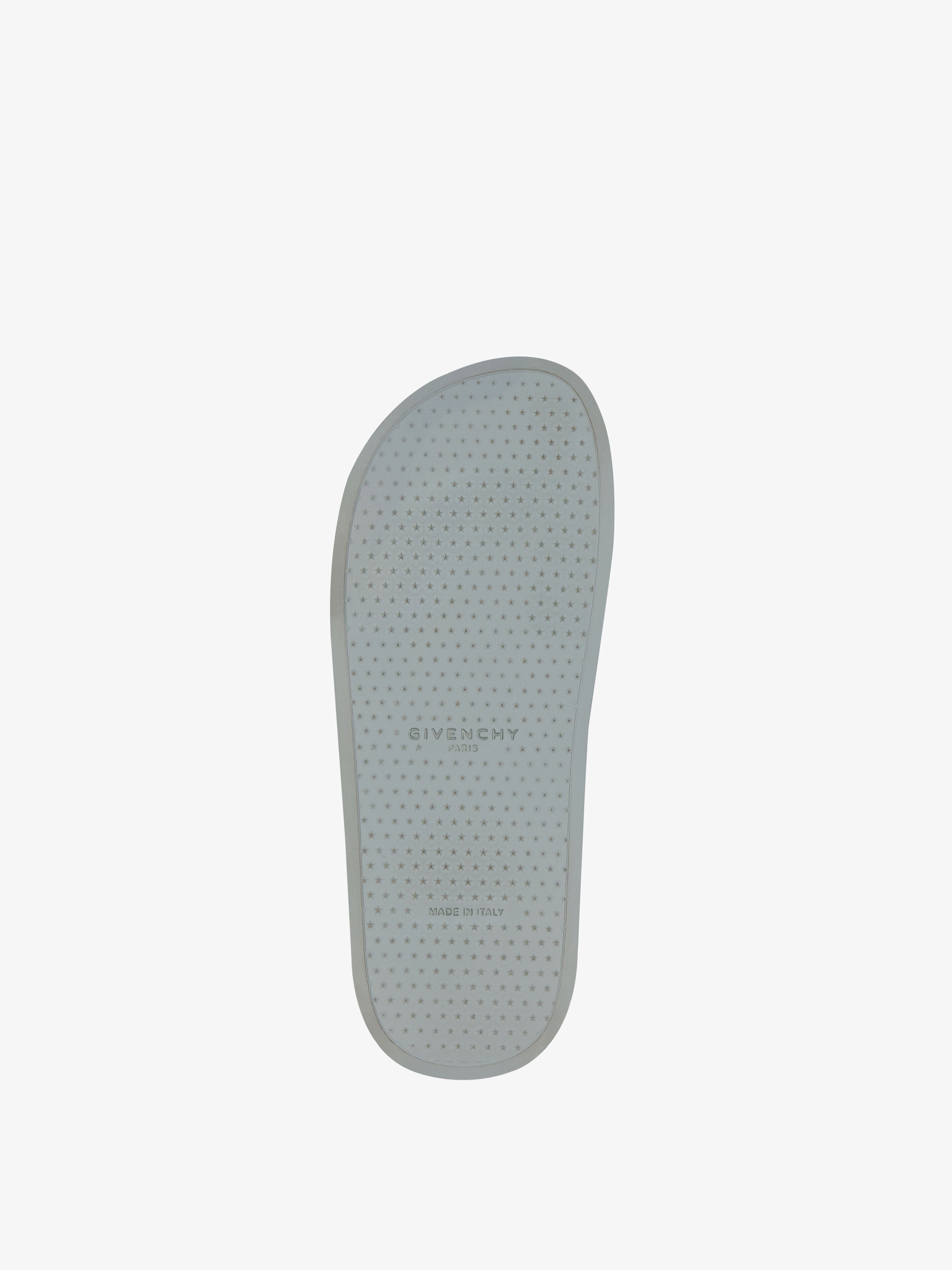 SLIDE FLAT SANDALS IN MONOGRAM 72 RUBBER - 5