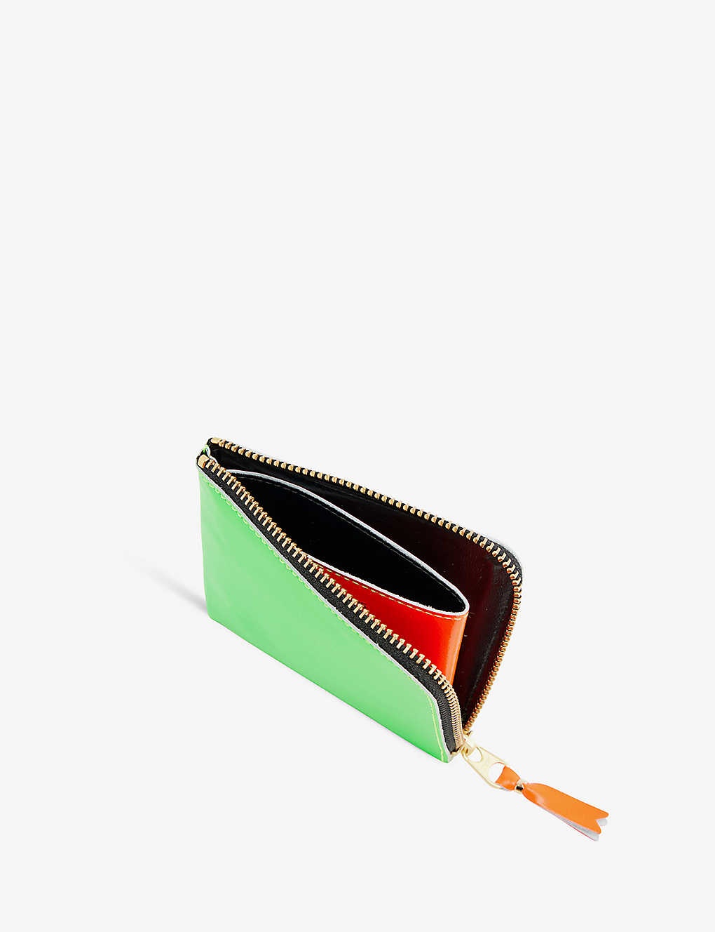 Super Fluo half-zip leather wallet - 4