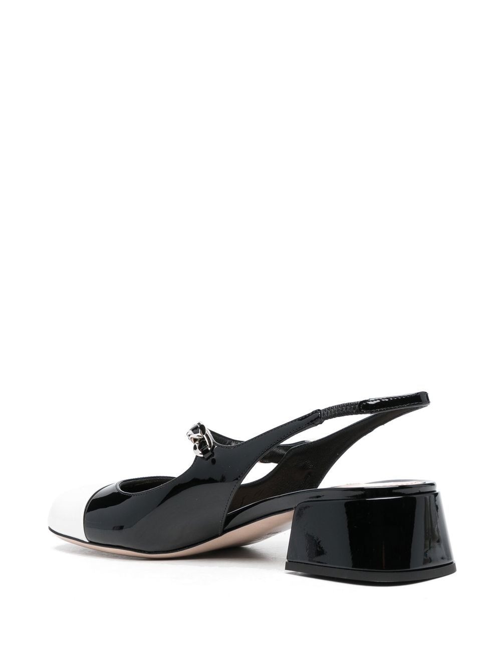 two-tone chain-link pumps - 3