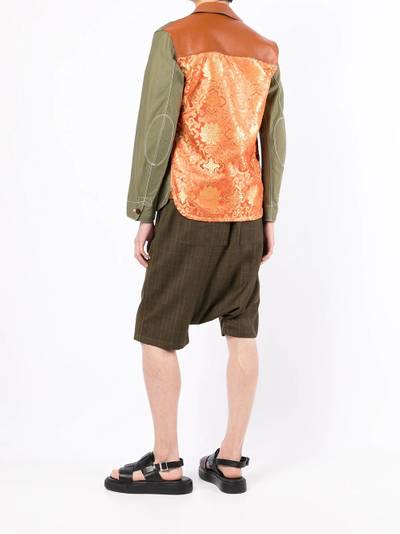 Junya Watanabe MAN panelled shirt jacket outlook