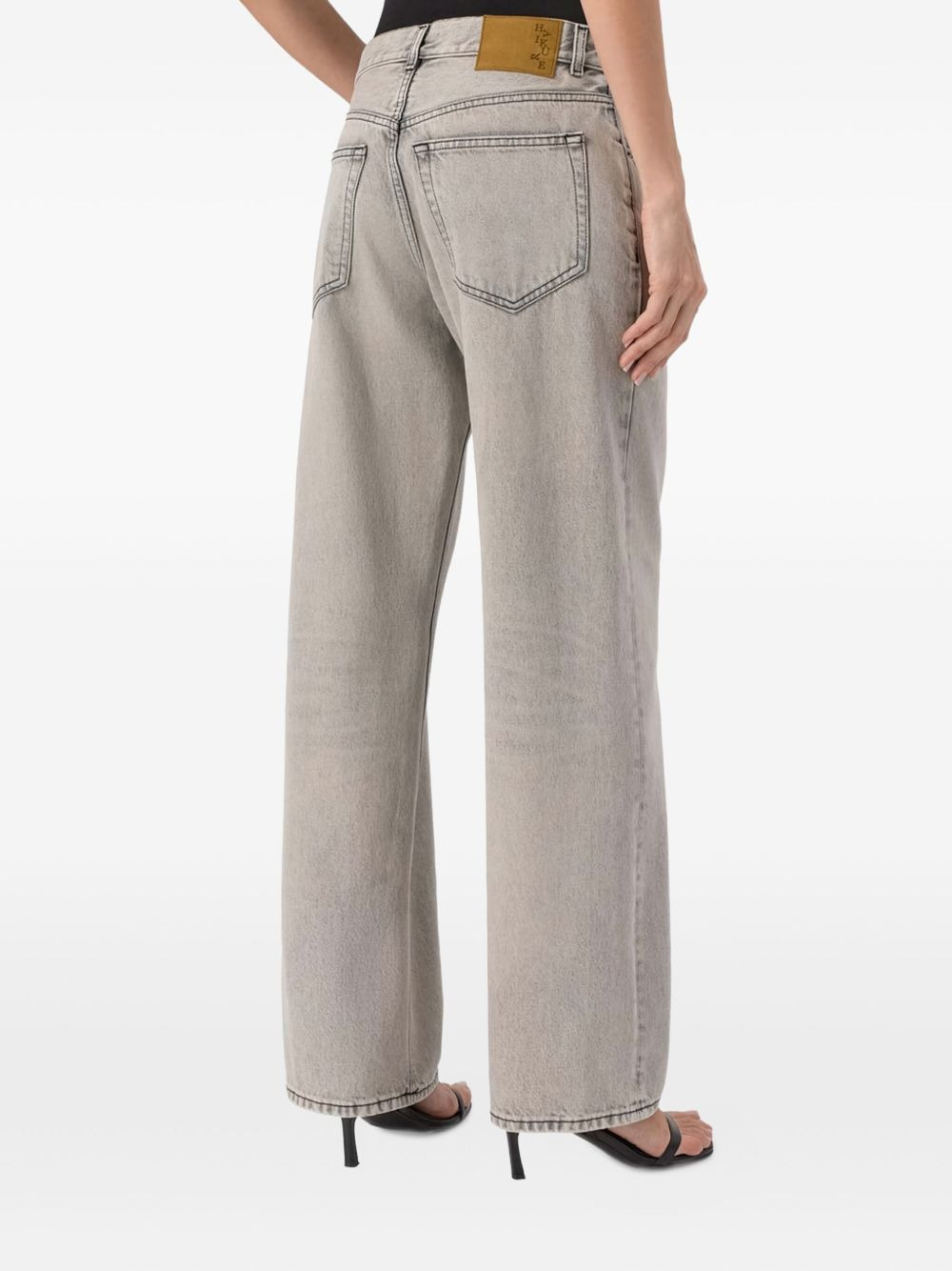 logo-patch jeans - 3