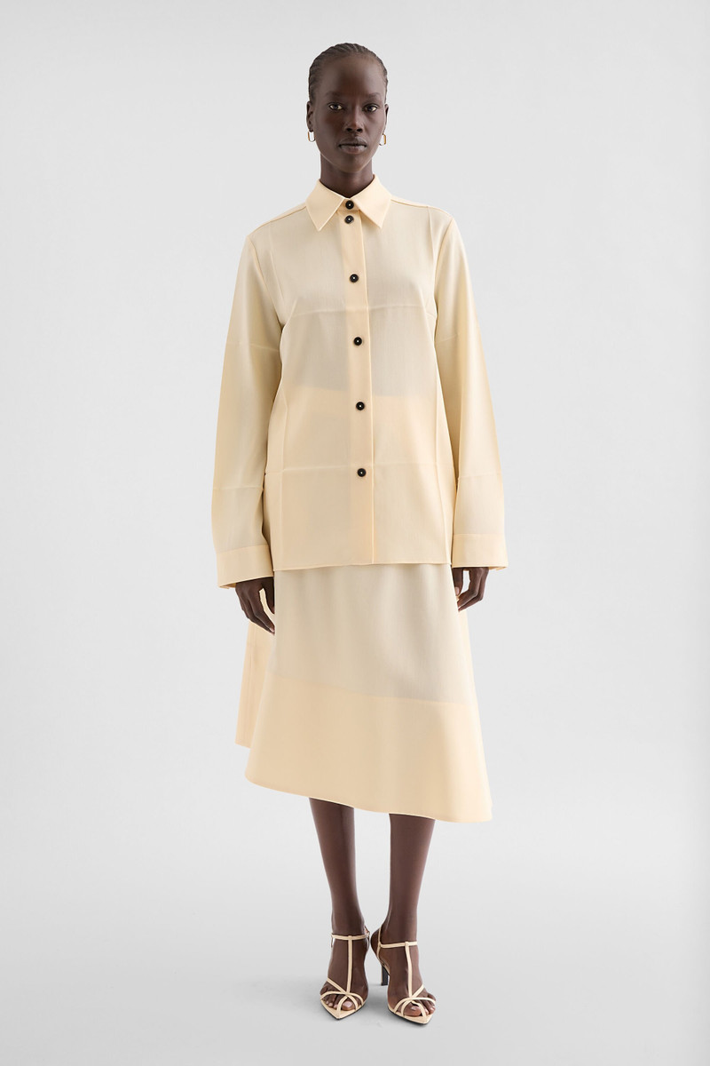 Jil Sander Lightweight Wool Gabardine Shirt outlook