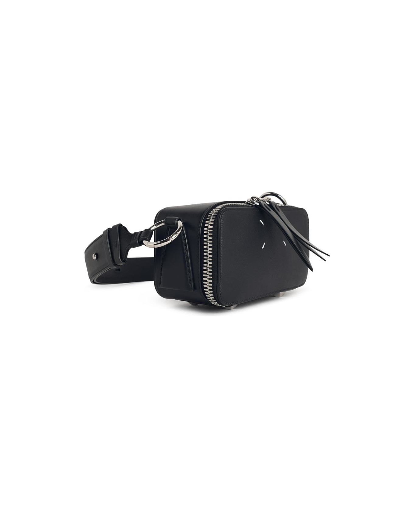 'doll' Black Leather Crossbody Bag - 2