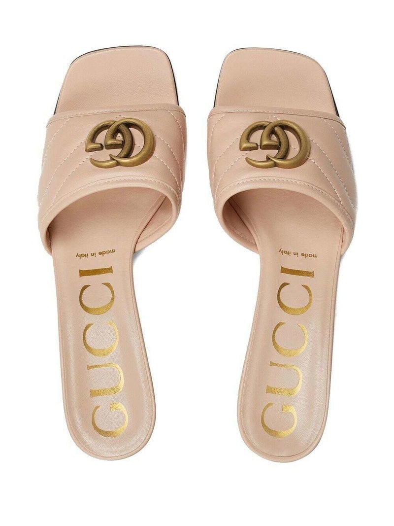 Gucci Double G Marmont Slide Sandals - 3