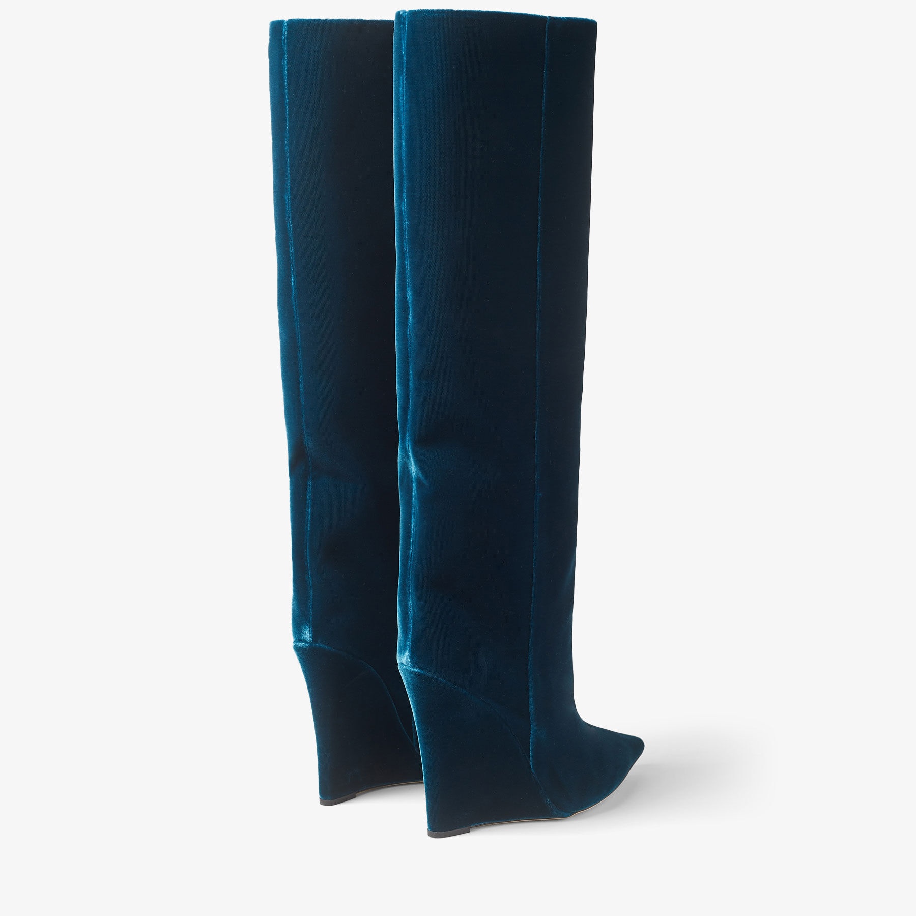 Blake Knee Boot 110
Dragonfly Velvet Wedge Knee-high Boots - 5