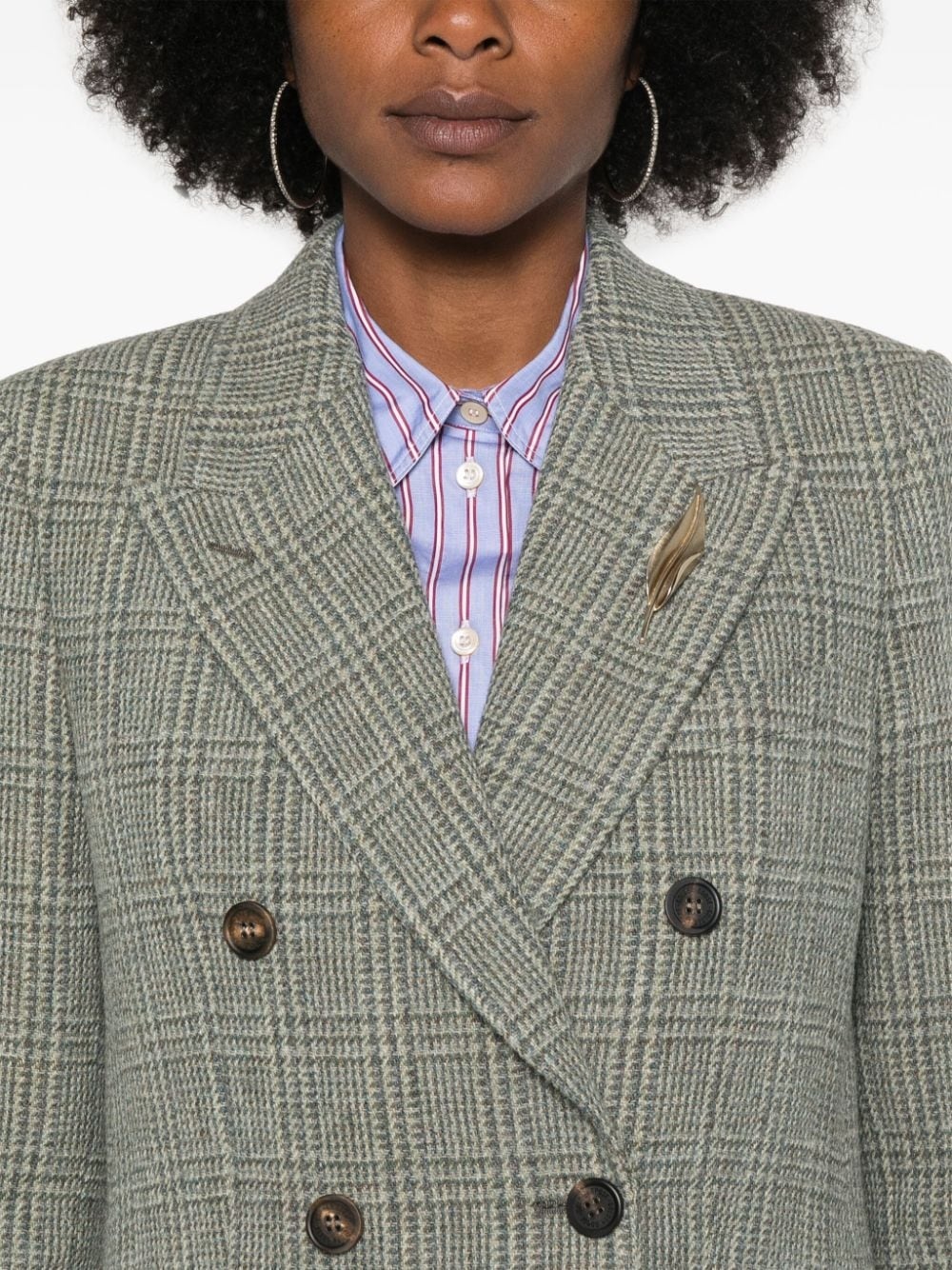 Diva double-breasted blazer - 5