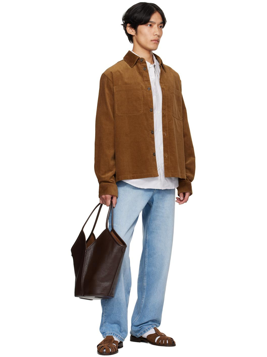 Brown Calella Distressed Tote - 4
