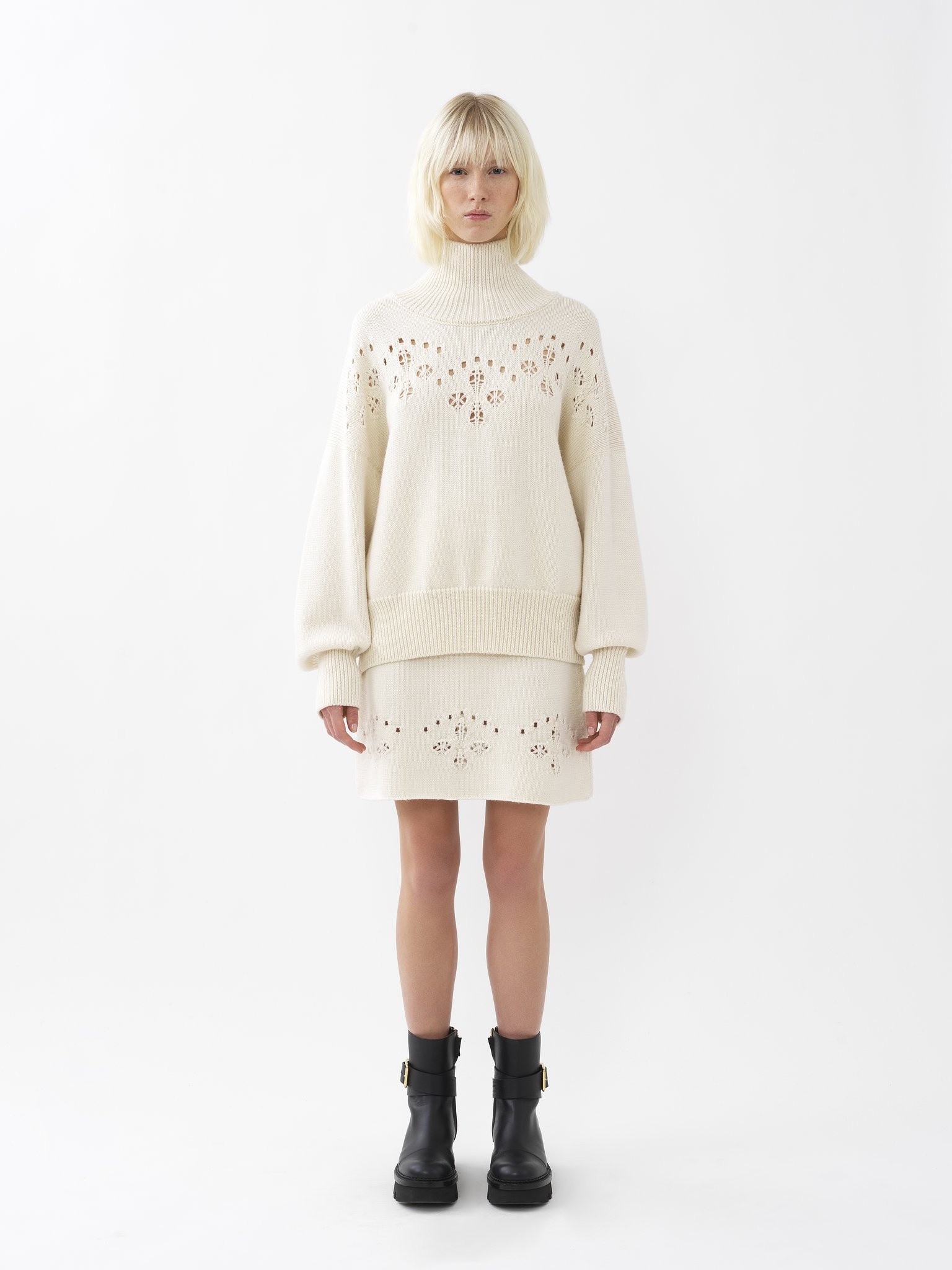 A-LINE MINI SKIRT - 2