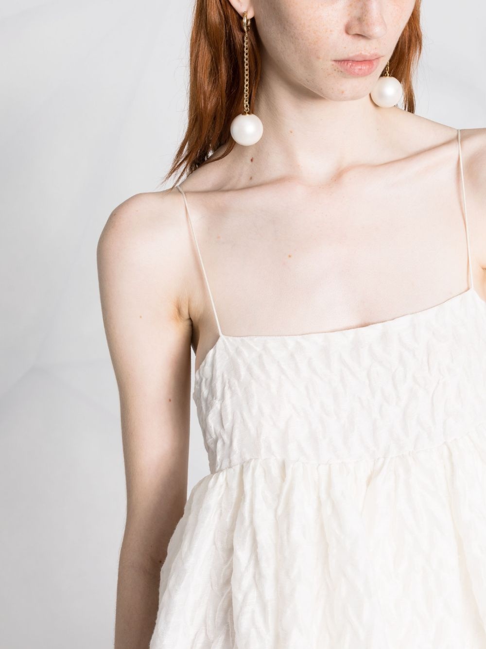 Beth plissé empire-line dress - 5