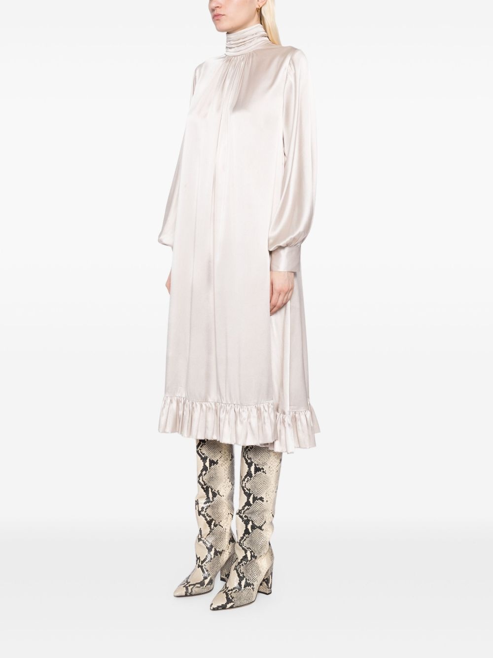 Monroe silk charmeuse dress - 3