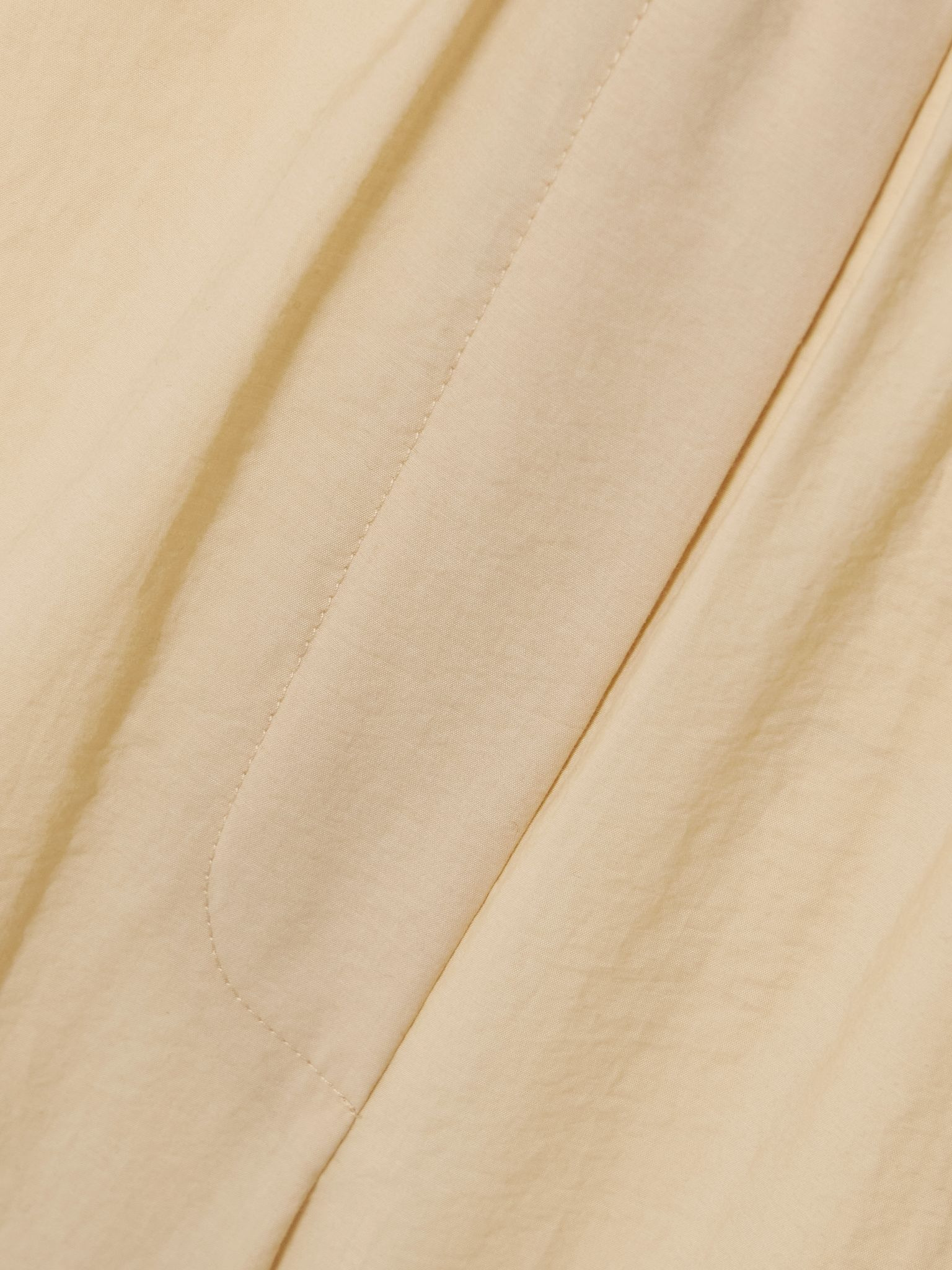 + Paula's Ibiza appliquéd crinkled cotton-blend wide-leg pants Beige - 5