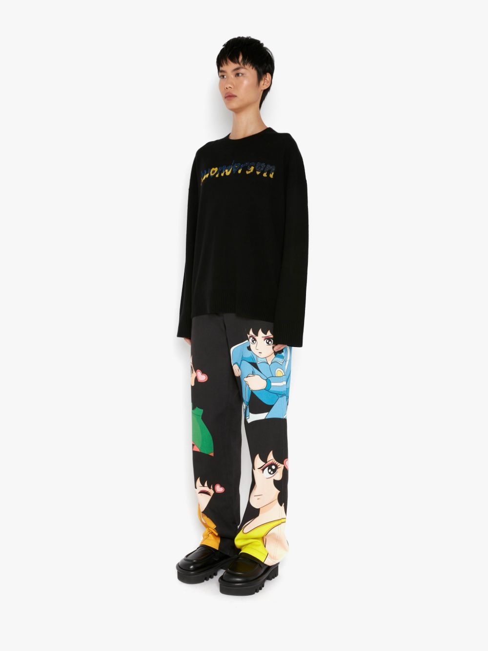 RUN HANY LOGO CREW NECK JUMPER - 3