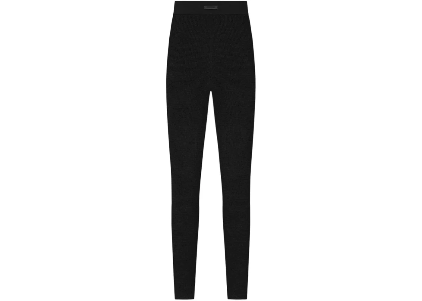 Fear of God Essentials Womens Waffle Legging Jet Black - 1
