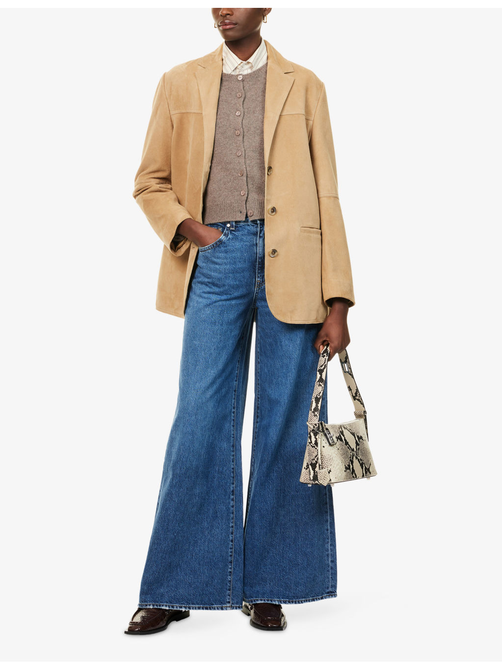 Tall Tiny Dancer Wide-Leg Denim Jeans - 2