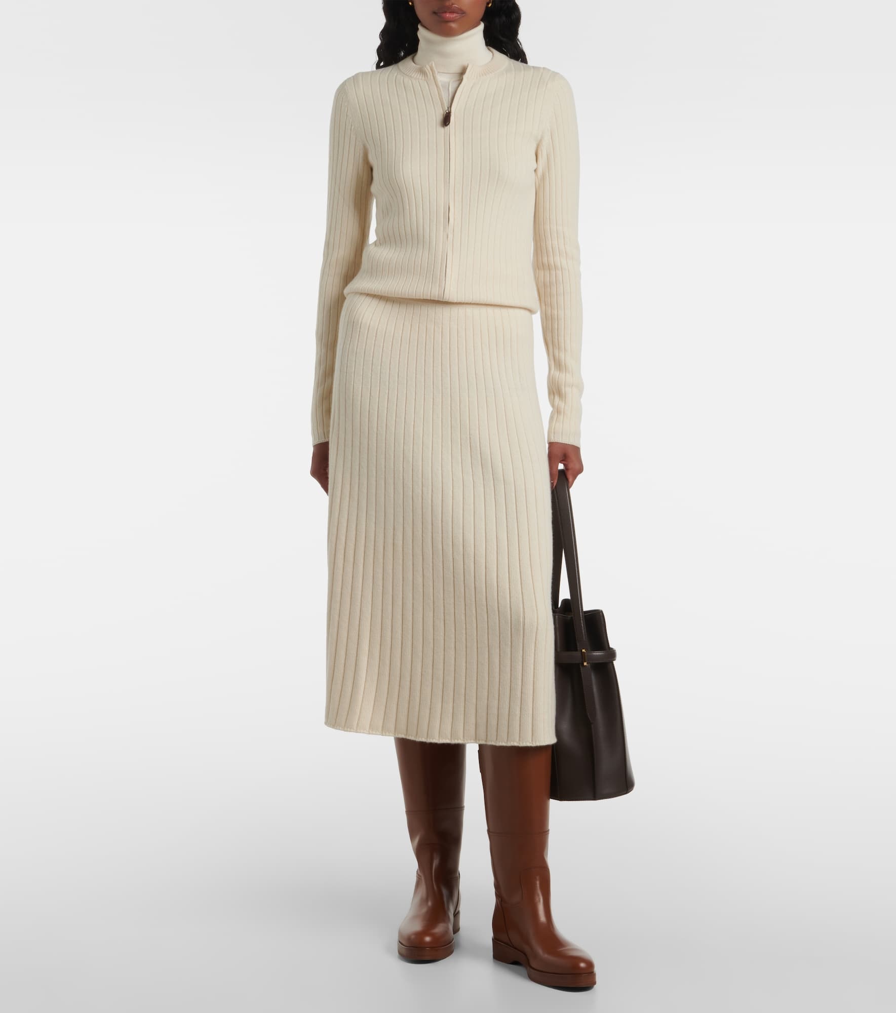 Coste ribbed-knit cashmere jacket - 2