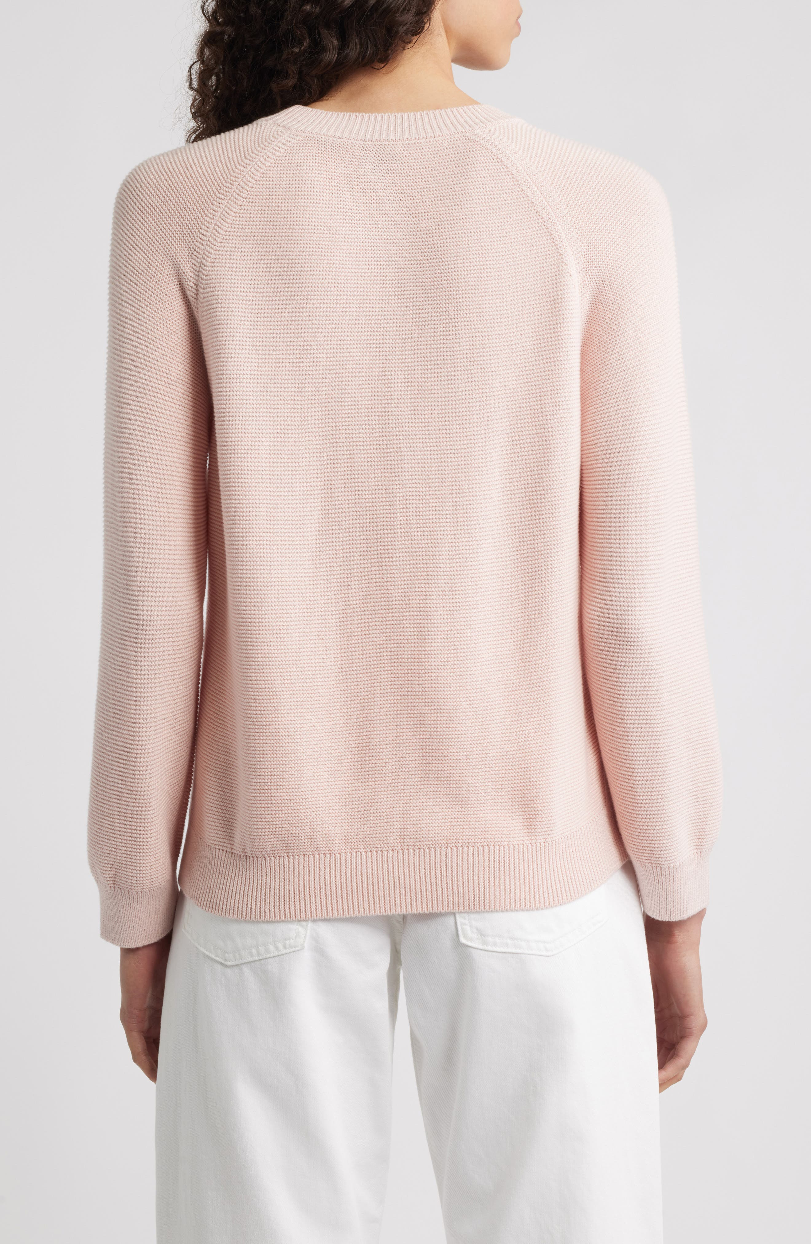 BOSS Fovila Crewneck Sweater in Light Pink at Nordstrom - 2