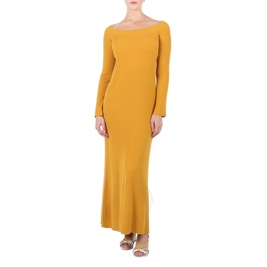 Chloe Off-shoulder Ribbed Knit Maxi Dress - 4