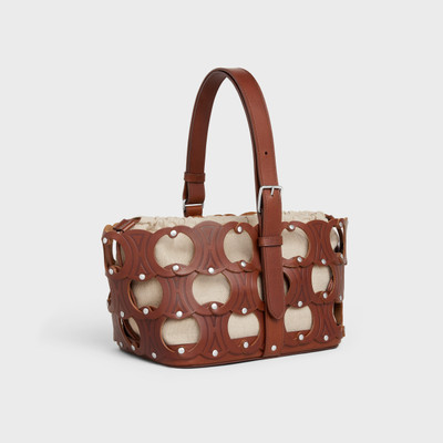 CELINE Picnic Basket triomphe patchwork in CALFSKIN outlook