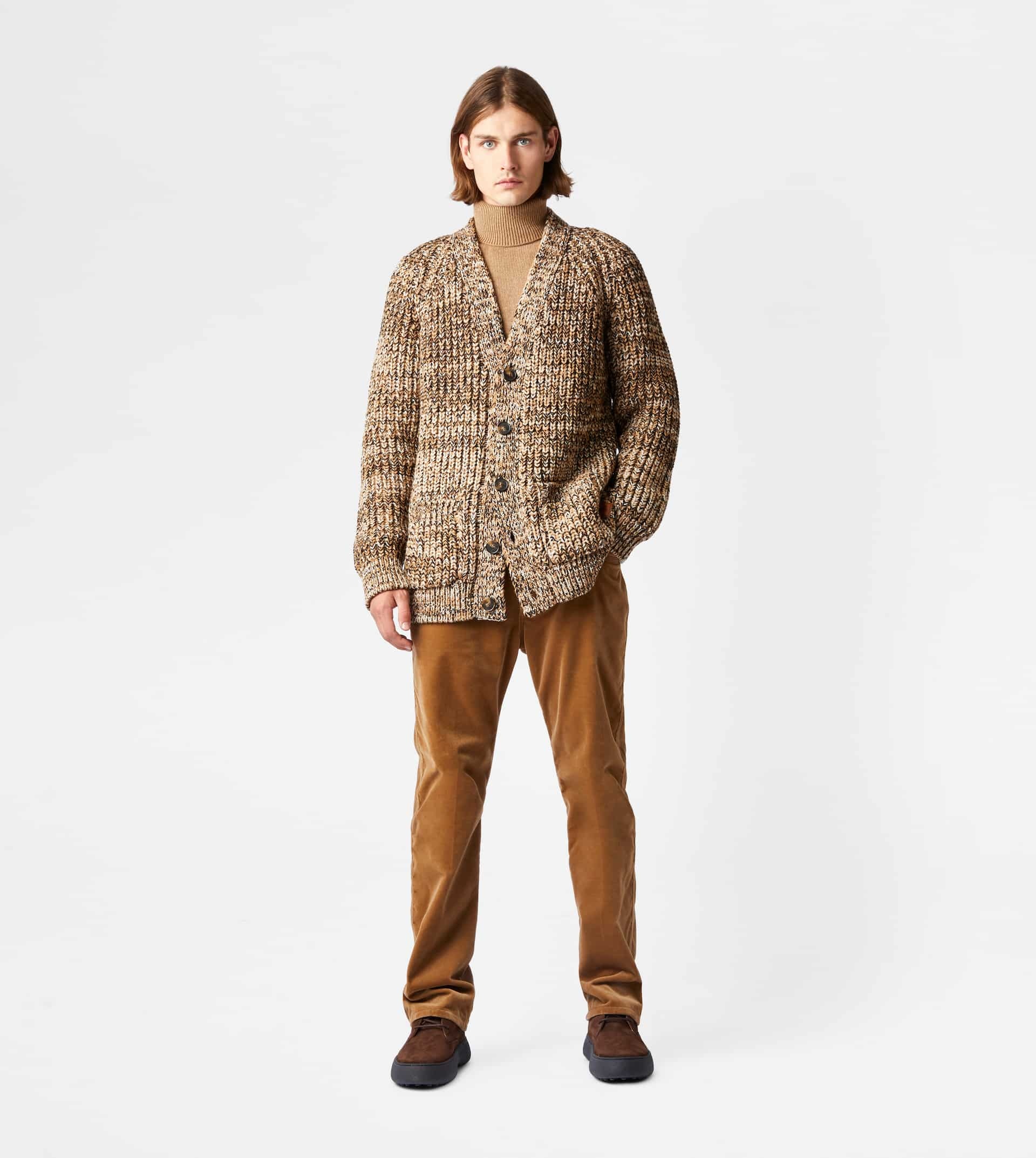 MOULINÉ CARDIGAN - BROWN - 2